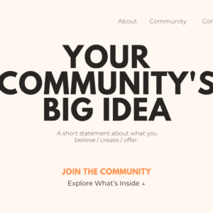 Community-First Homepage Wireframe Kit + ChatGPT Prompts